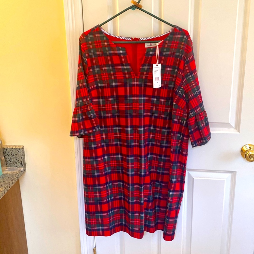 Vineyard Vines tartan plaid dress- new with tags